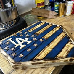 Wooden Home plate Flags 