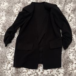Black Work Cardigan 