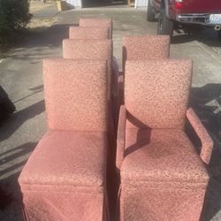 Custom made Compfy dining room  chairs. 