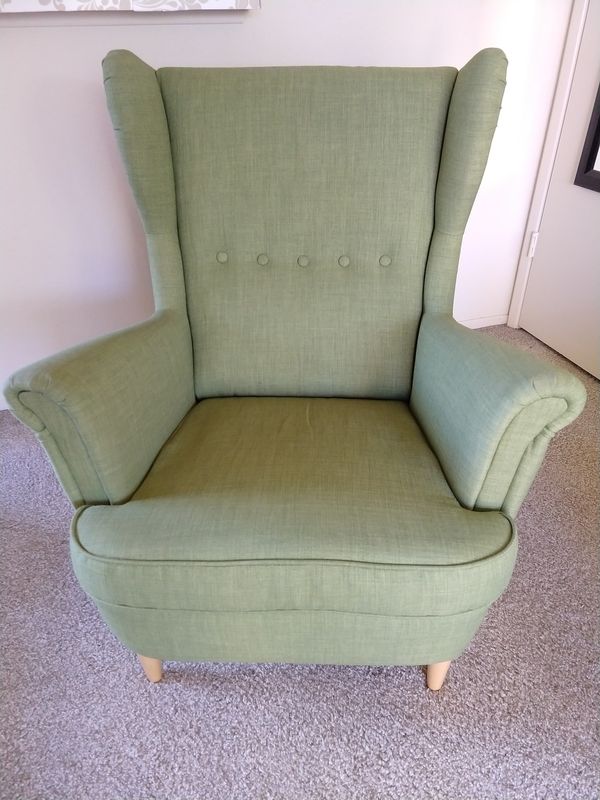 Ikea Strandmon Wing Chair For In Sunnyvale Ca Offerup Ikea Strandmon Wing Chair