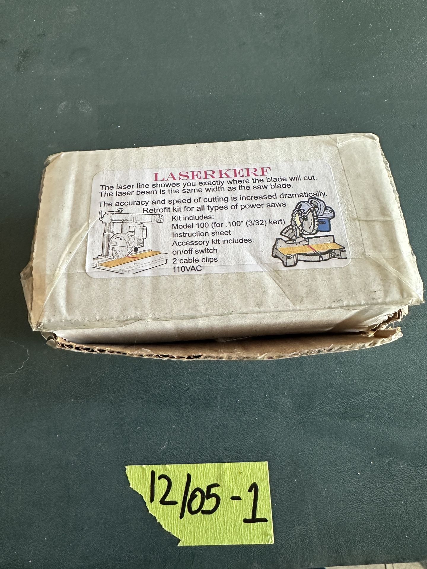 Laserkerf Model 100 Laser Guide Retrofit Kit For Power Saws With Accessories 