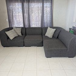 Gray Sectional Sofa 
