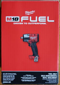 M18 FUEL Gen-2 18V Lithium-Ion Brushless Cordless Mid Torque 1/2 in. Impact Wrench