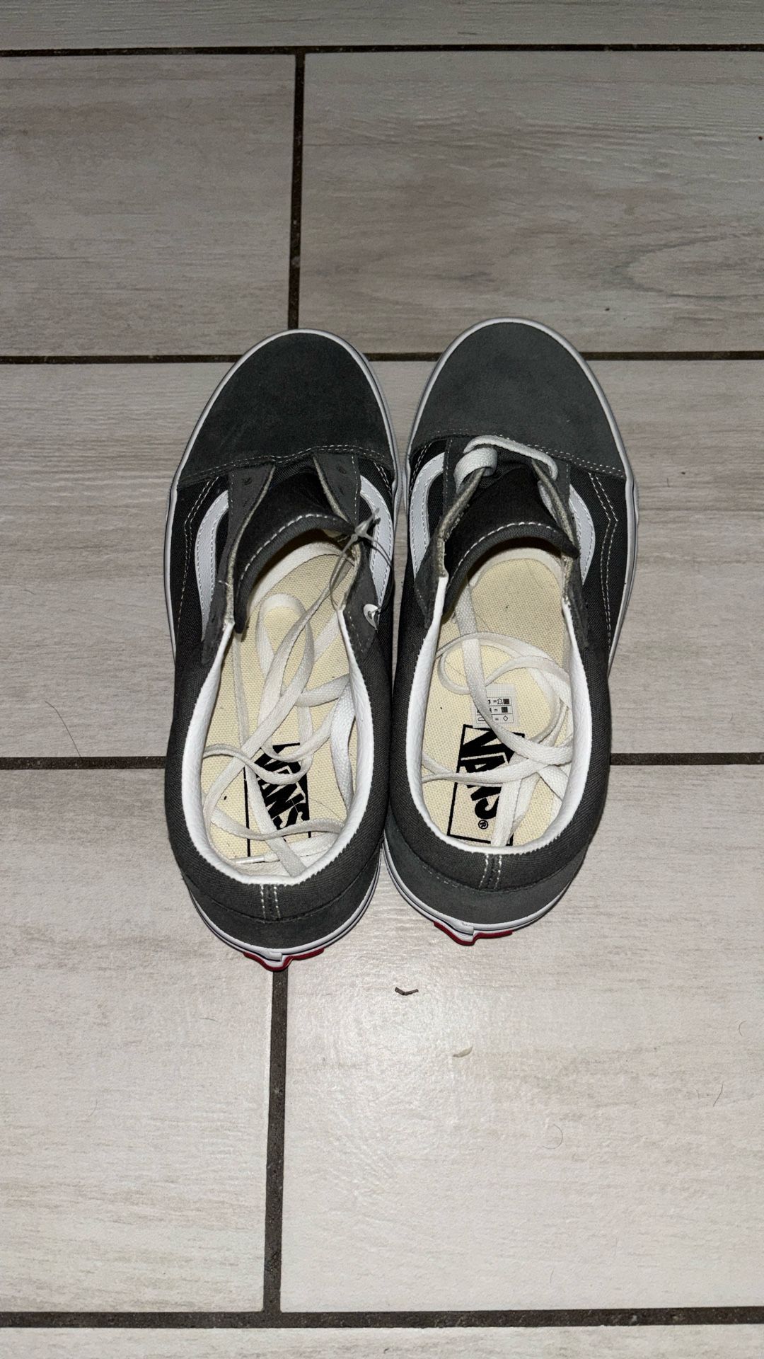 old skool vans (grey)