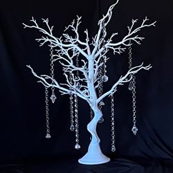 Acrylic Manzanita trees with beads