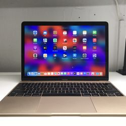 **MacBook GOLD (Retina Display 12-inch, Early 2016) ** *macOS Monterey  12.7.6  ** Price $ 250 **