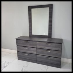 NEW DOUBLE DRESSER WITH MIRROR 🛠️ ASSEMBLED