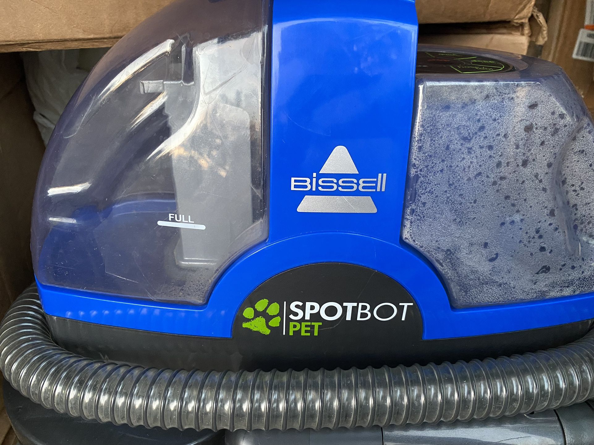Bissell SpotBot Pet handsfree Spot and Stain Portable Deep Cleaner, Blue,