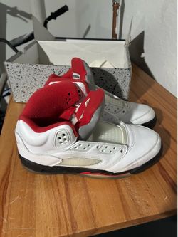nike Air Jordan Boys red and white