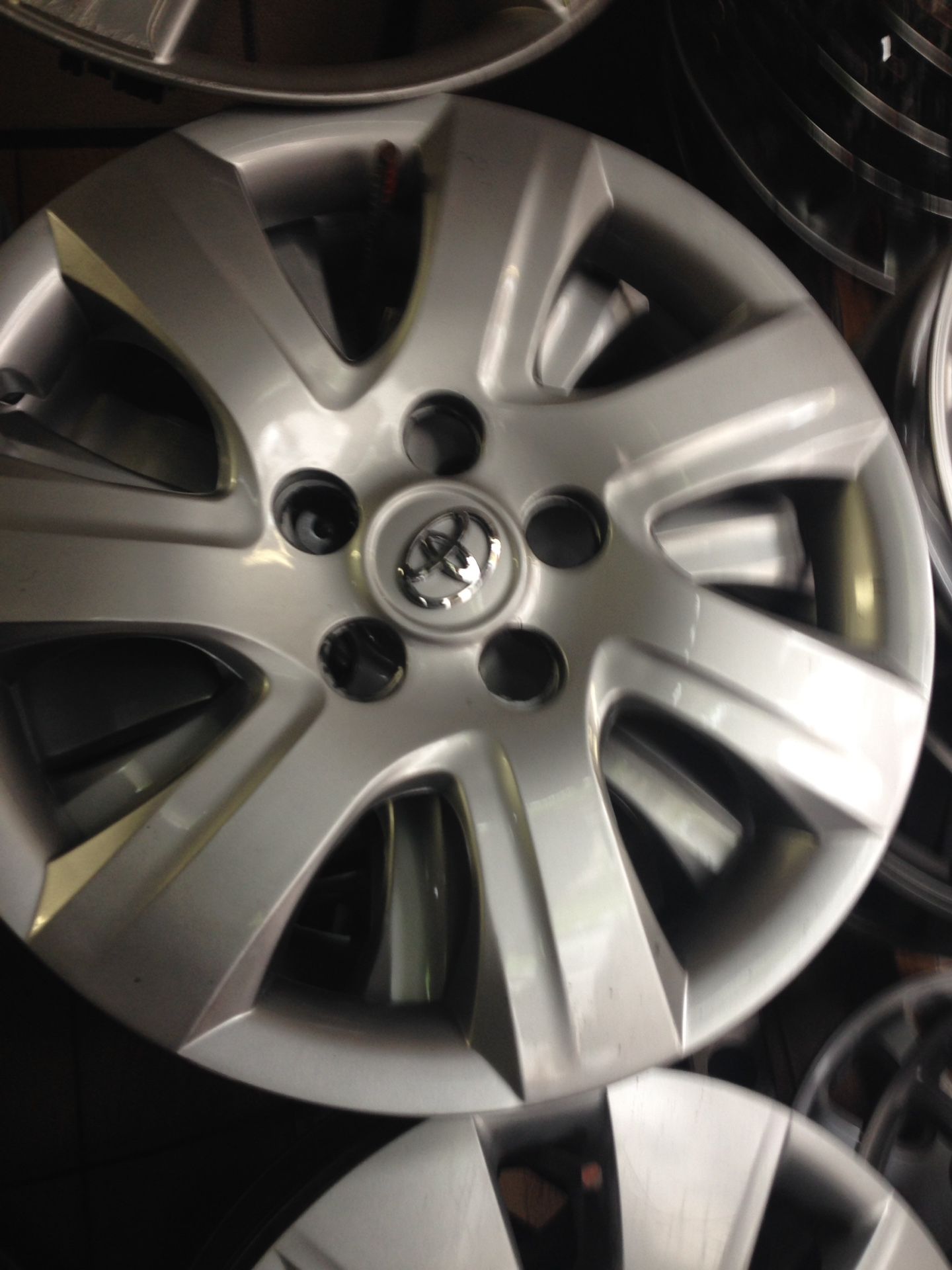 5,000 Toyota hubcaps in stock! Ask us today!