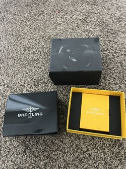 Breitling navitimer watch box with paperwork