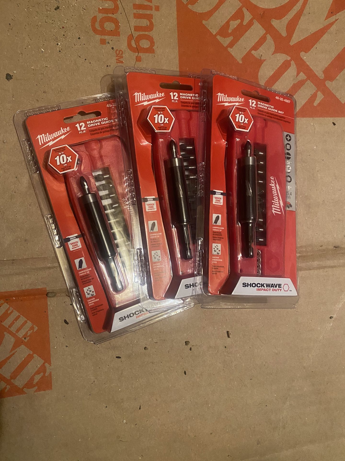 Milwaukee Magnetic Drive Guide Bit Set (3)