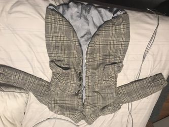 Plaid Comfy Jacket 