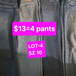 SZ 10 PANTS LOT OF 4