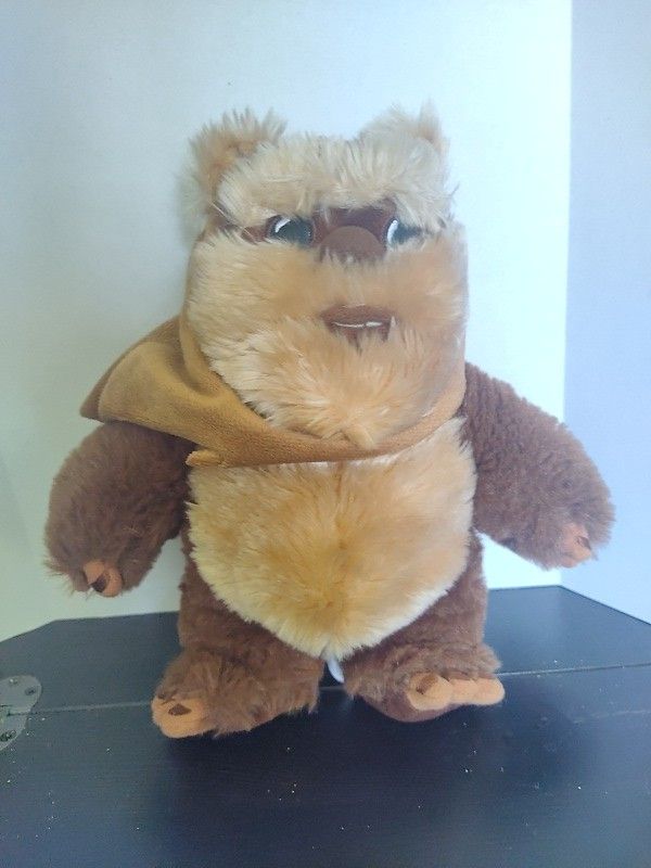 Star Wars Ewok Disney Parks Brown Fluffy 9" Plush Stuffed Toy