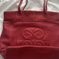 Coach Leather Tote Bag 