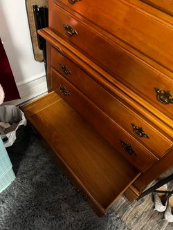 Cherry hardwood dresser!!!