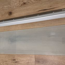 2 Ikea ljusdal floating glass shelves discontinued