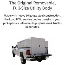 8ft Utility Box Steel Body (removable)