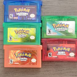 Pokemon GBA Games