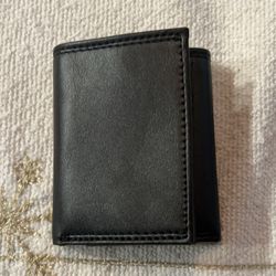 Black Trifold Wallet