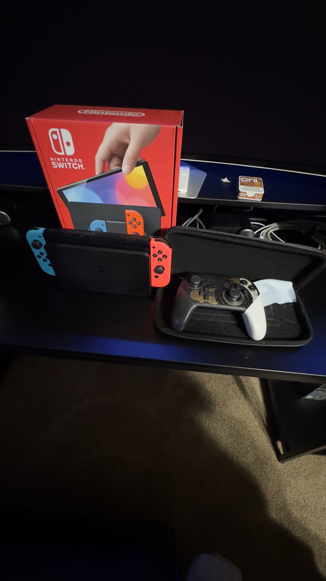 Nintendo Switch With Limited Edition Controller