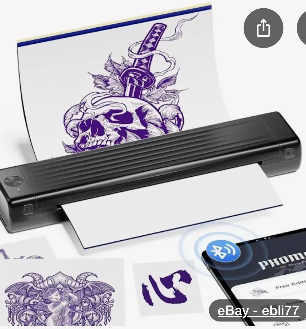 Tattoo Inkless Printer 