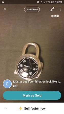 Combination lock