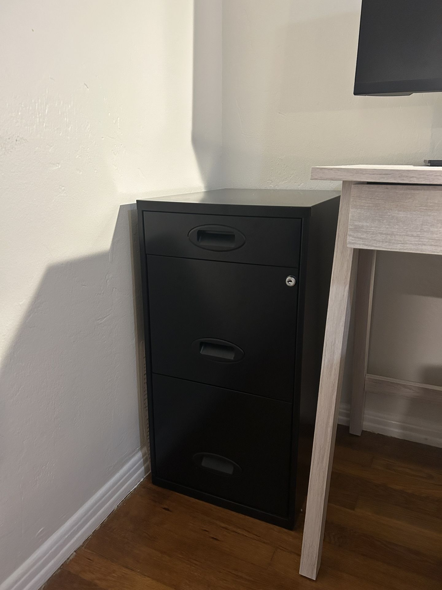 Black File Cabinet With Keys