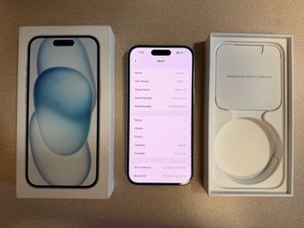 iPhone 15 Blue ( Price Firm )