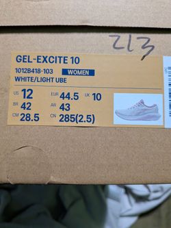 Asics pink & white