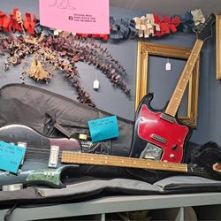 1980's Soviet Electric Guitar And Bass