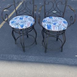 2  Stools For Sale 50:00 Dollars  Firm Price  Good  Condition 