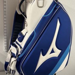 ✨MIZUNO Professional Tour Staff GOLF Bag// Blue White
