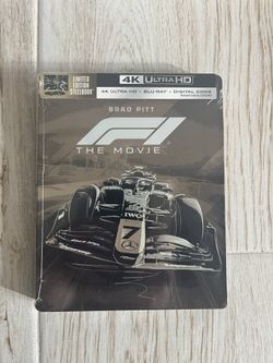 F1: The Movie (2025) [4K UHD Blu-ray SteelBook, Sealed]