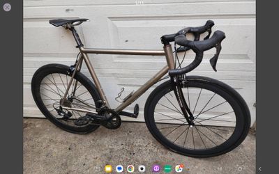 20223 Titanium Endurance Road Bike, Carbon Wheels