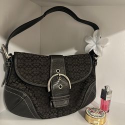 Black Soho Coach Mini