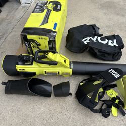 RYOBI 40V HP Brushless 100 MPH 600 CFM Cordless Leaf Blower/Mulcher/Vacuum (Tool Only)