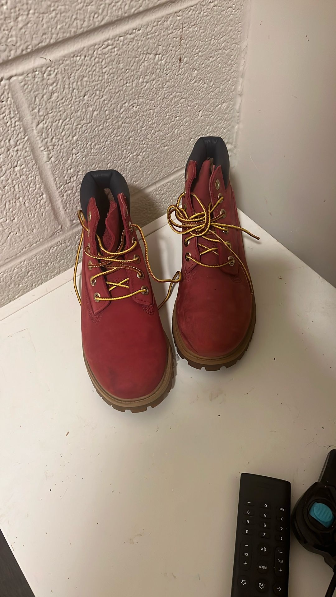 Red Timberland Boots