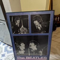 The Beatles last concert Poster In Glass & Metal Frame Firm $40