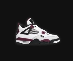 PSG x Jordan 4 Retro 'Bordeaux' SIZE 7