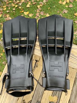 Rare/Legendary Healthways Scubamaster Fins - Technical Design! USA!