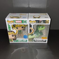 Funko Pop Lady Loki & Alligator Loki
