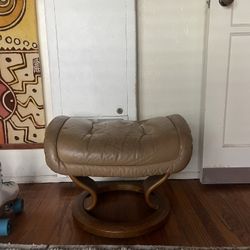 Vintage MCM Ottoman Foot Stool 