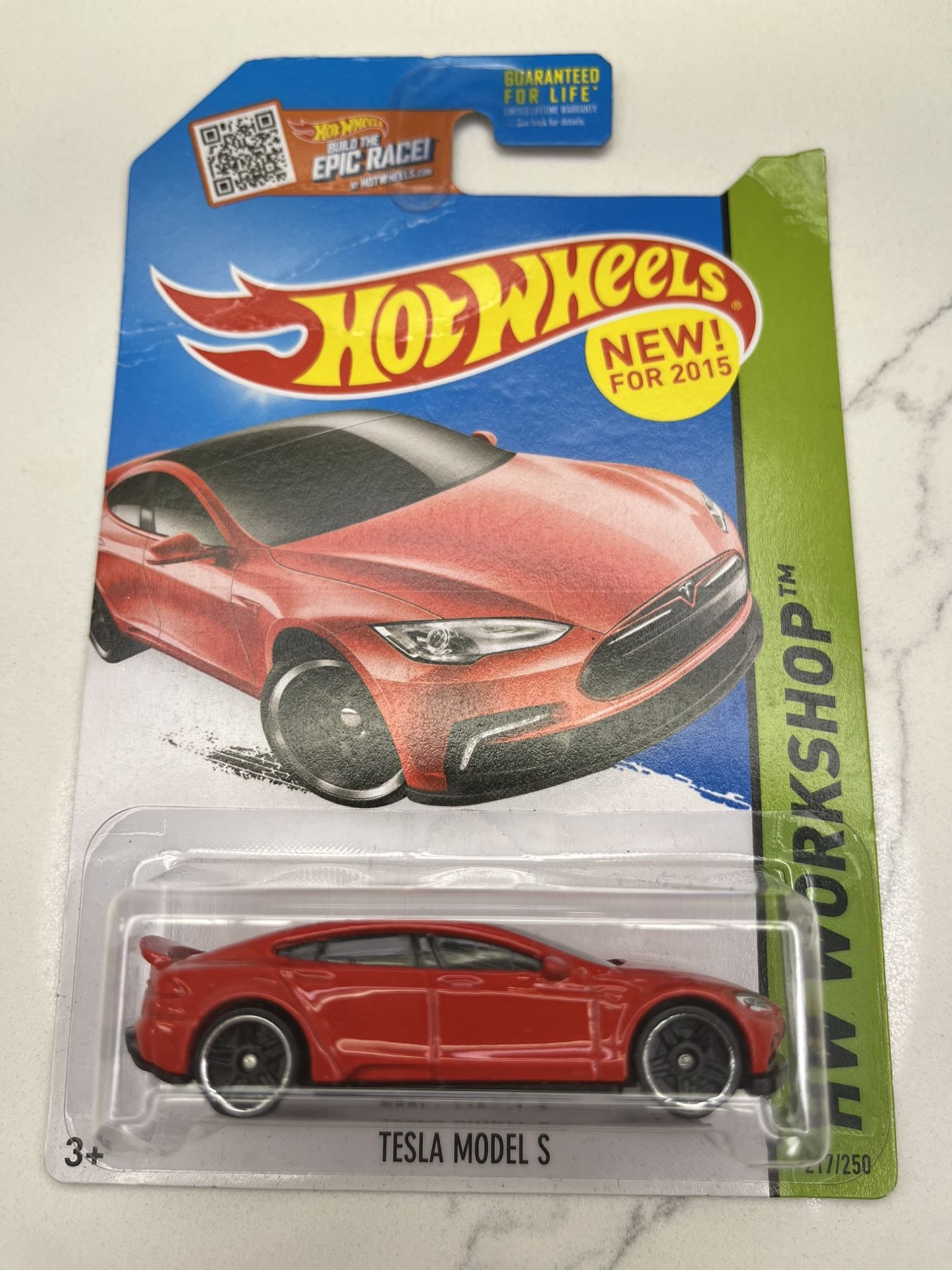 Hot Wheels Tesla Model S (Red)