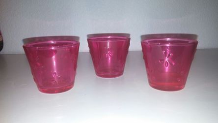 Pink Candle Holders