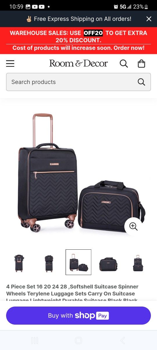Carry on luggage