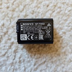 Genuine Sony NP-FW50 battery for A7/A7II/A7R, A5100, NEX6, A6000 Cameras