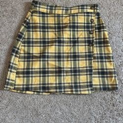 Hollister Plaid Mini Skirt 