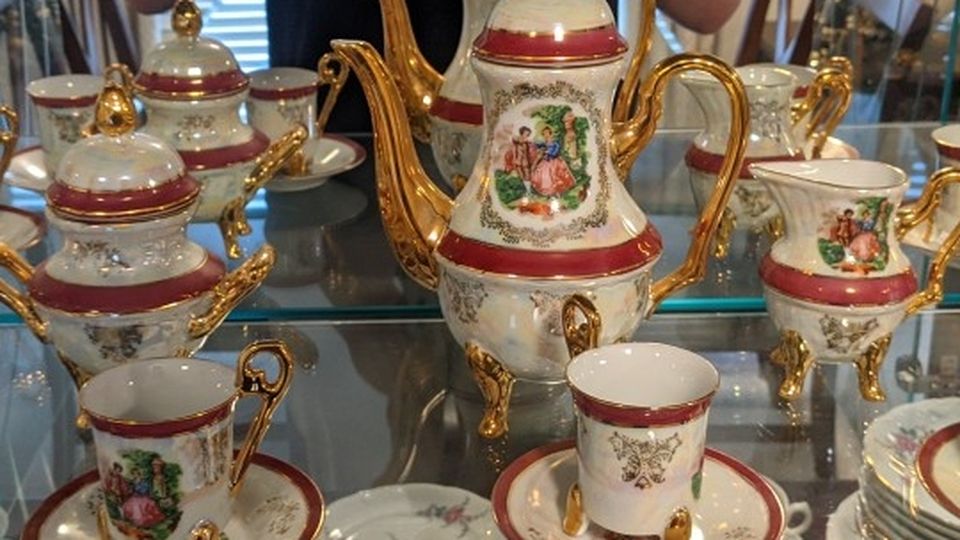 Vintage Antique China Tea Set